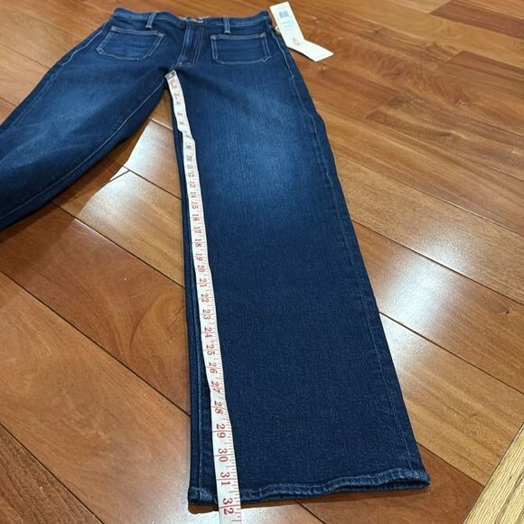 NWT MOTHER Women's Patch Pocket Rambler Zip Sneak Jeans size 26 - Picture 12 of 15